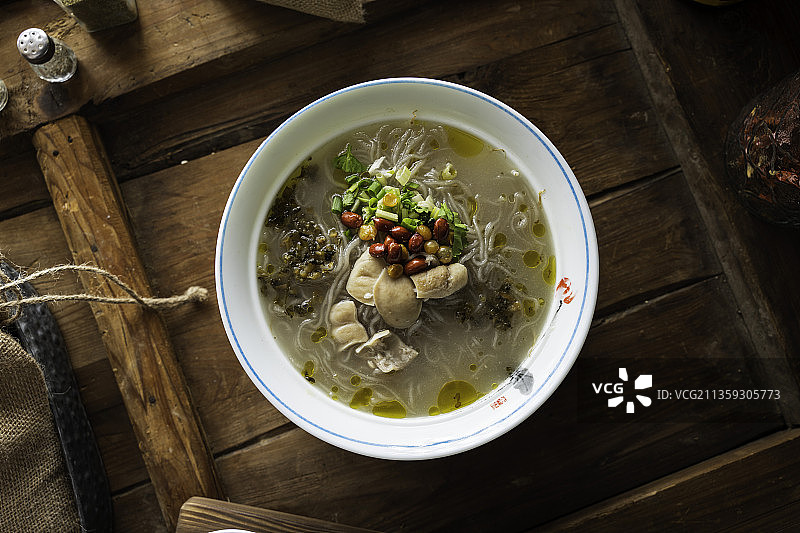 成都肥肠粉 军屯锅魁图片素材