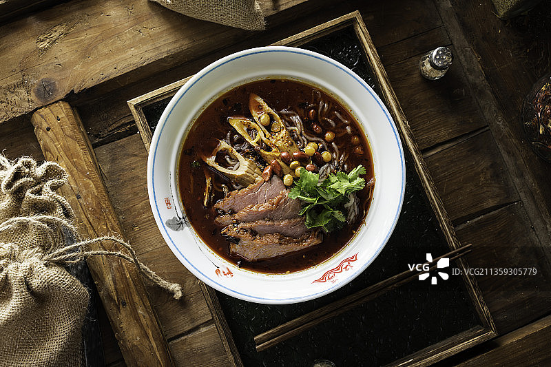 成都肥肠粉 军屯锅魁图片素材