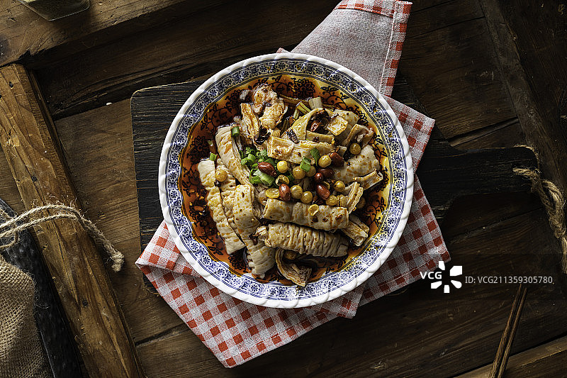 成都肥肠粉 军屯锅魁图片素材