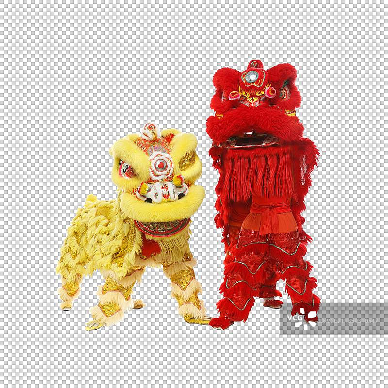 对狮表演图片素材