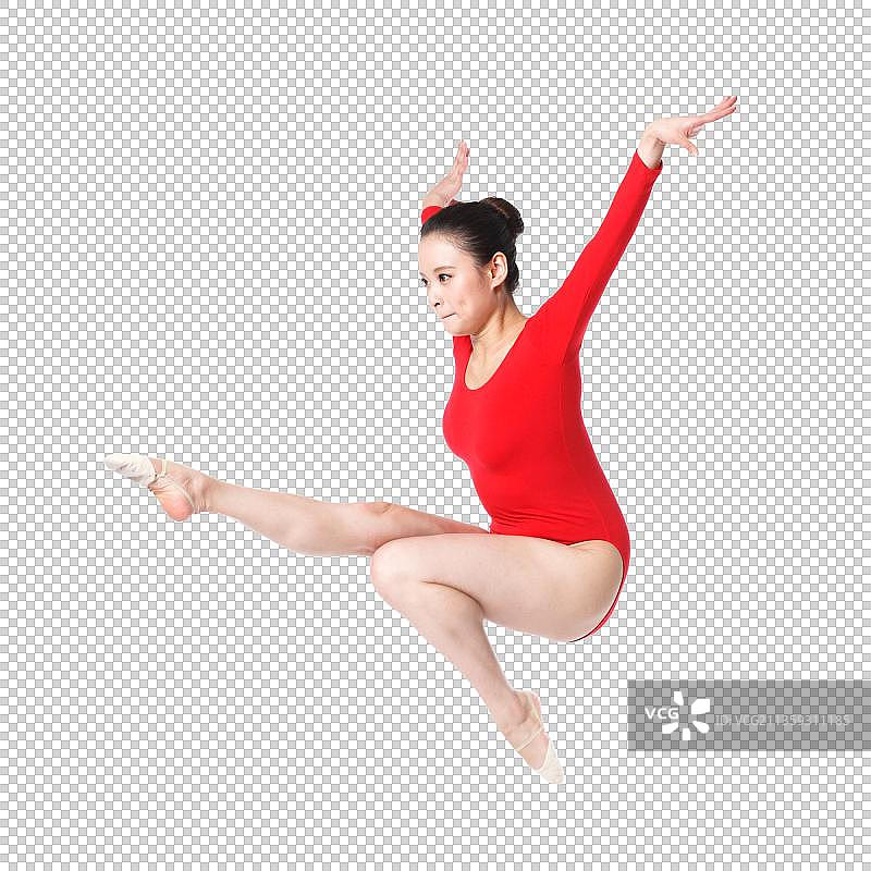 体操女运动员图片素材