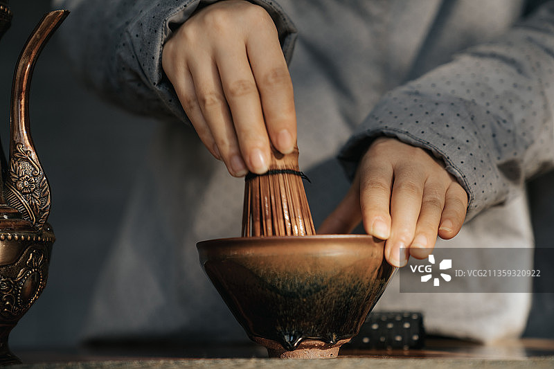 宋代点茶图片素材