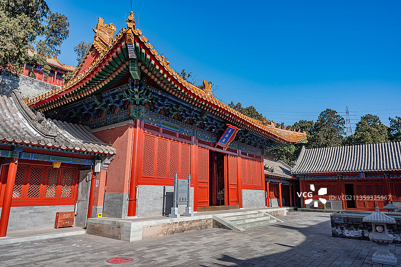 北京法海寺药师殿图片素材