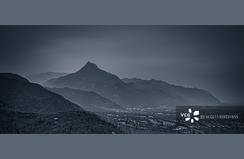 陕西秦岭圭峰山图片素材