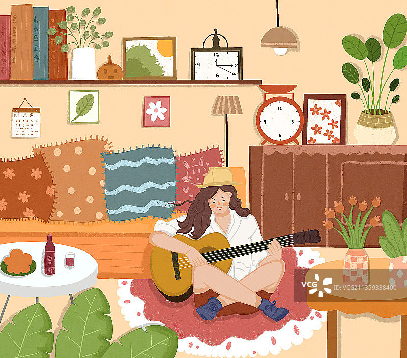 一个人的生活图片素材