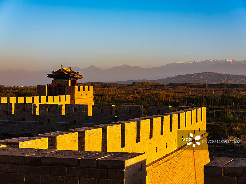 嘉峪关雄关广场图片素材