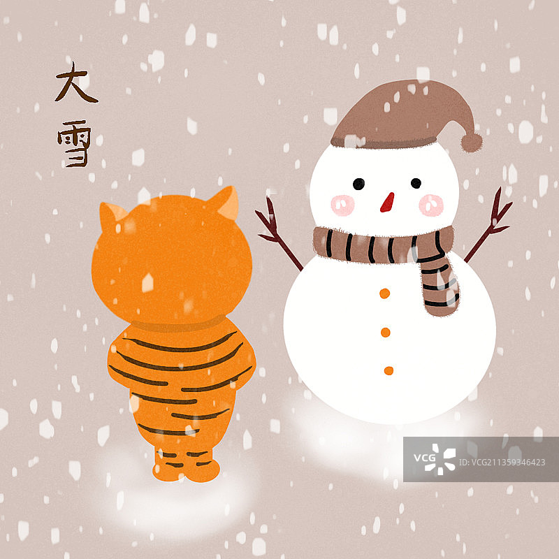 二十四节气之大雪图片素材