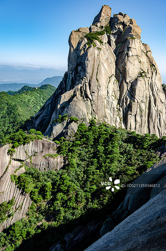 中国安徽天柱山天柱峰图片素材