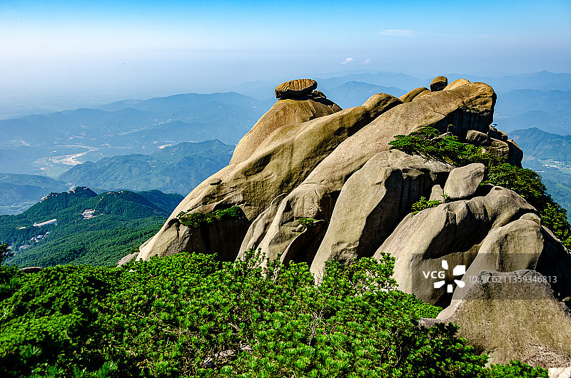 中国安徽天柱山天柱峰图片素材