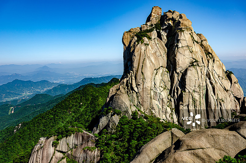 中国安徽天柱山天柱峰图片素材