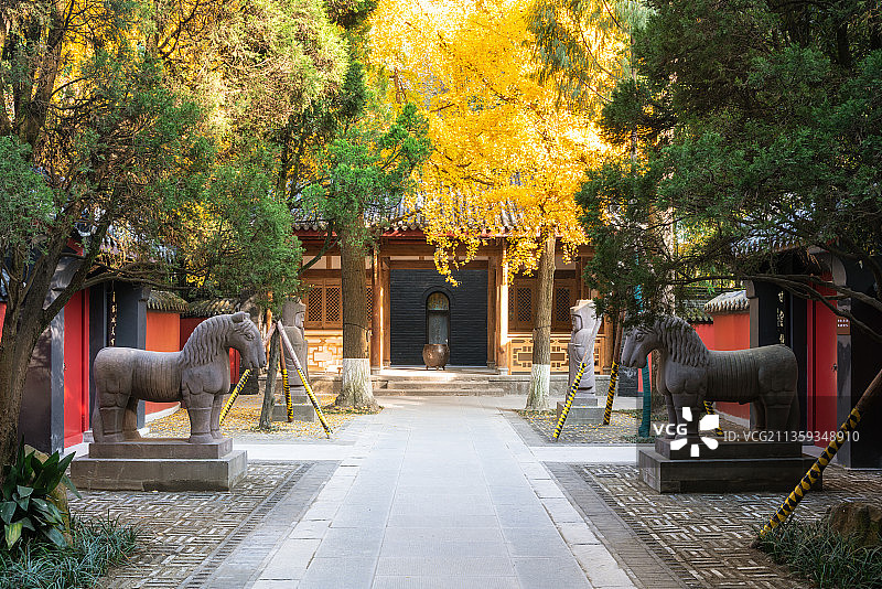 四川成都武侯祠博物馆秋季风光图片素材