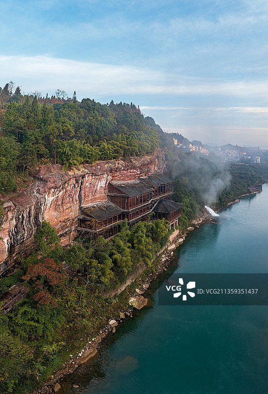 佛教圣地——湖北来凤县仙佛寺图片素材