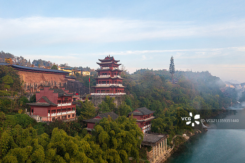 佛教圣地——湖北来凤县仙佛寺图片素材