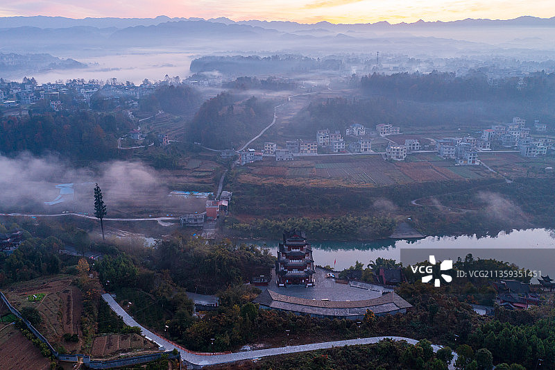 佛教圣地——湖北来凤县仙佛寺图片素材