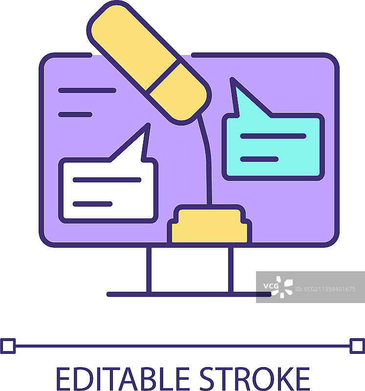 数字演说RGB颜色图标图片素材