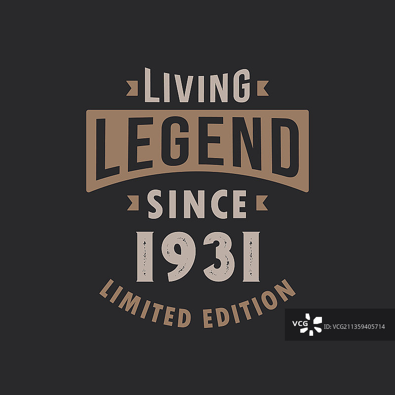 1931年以来的传奇人物限量版图片素材