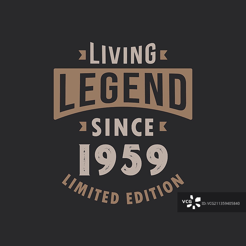 1959年以来的限量版传奇图片素材
