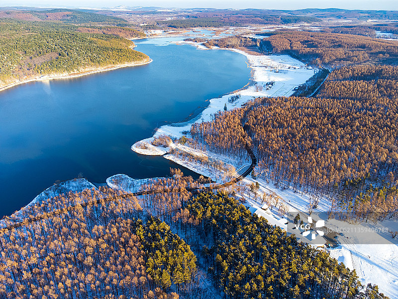 长春净月潭图片素材