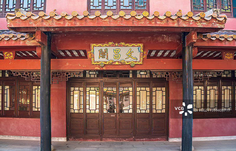 湖南岳麓书院建筑与景点－文昌阁图片素材