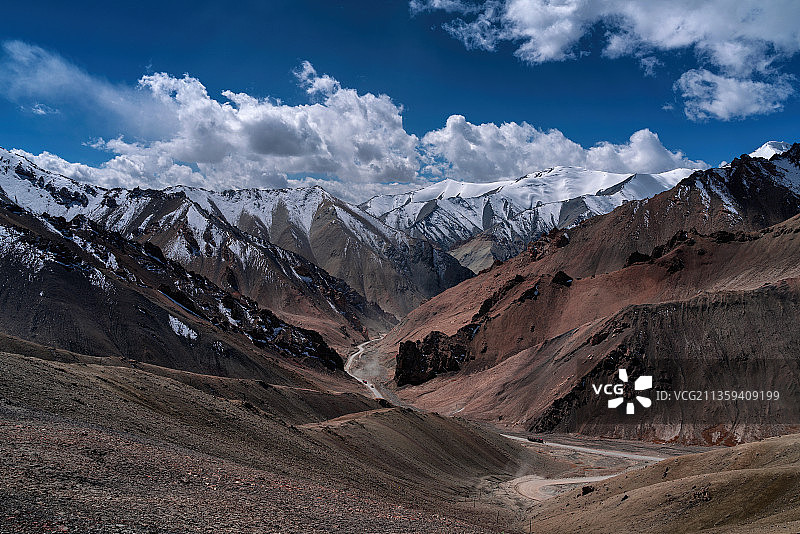 新藏线，国道219，赛利亚克达坂图片素材