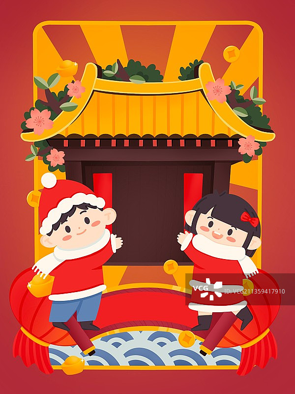 春节年画图片素材