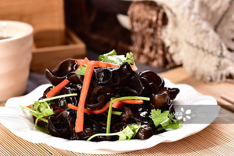 凉拌木耳图片素材