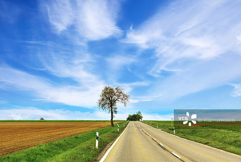 德国乡间公路图片素材