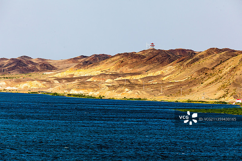 新疆阿勒泰乌伦古湖图片素材