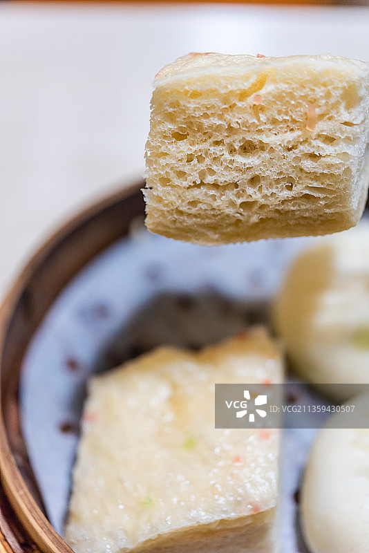 江苏扬州的传统著名小吃千层油糕图片素材