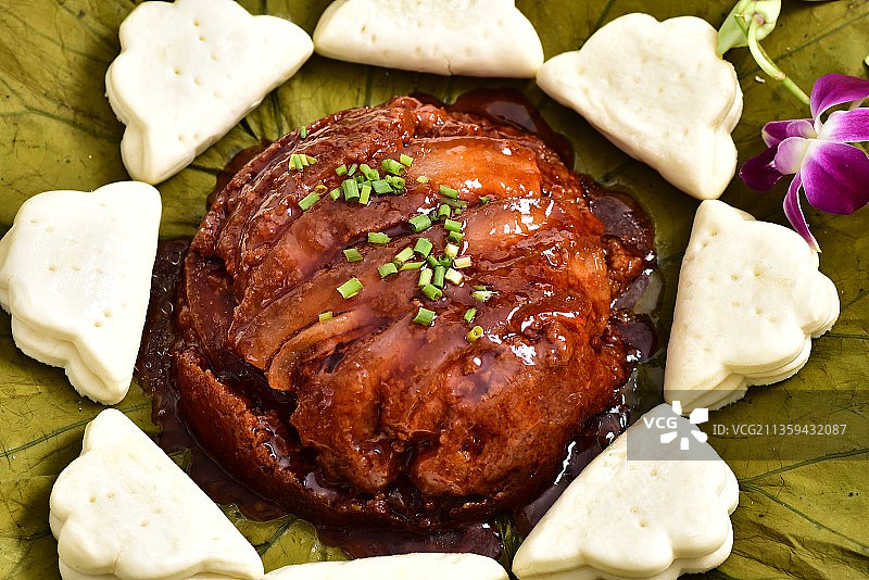 南方美食粉蒸肉米粉肉图片素材