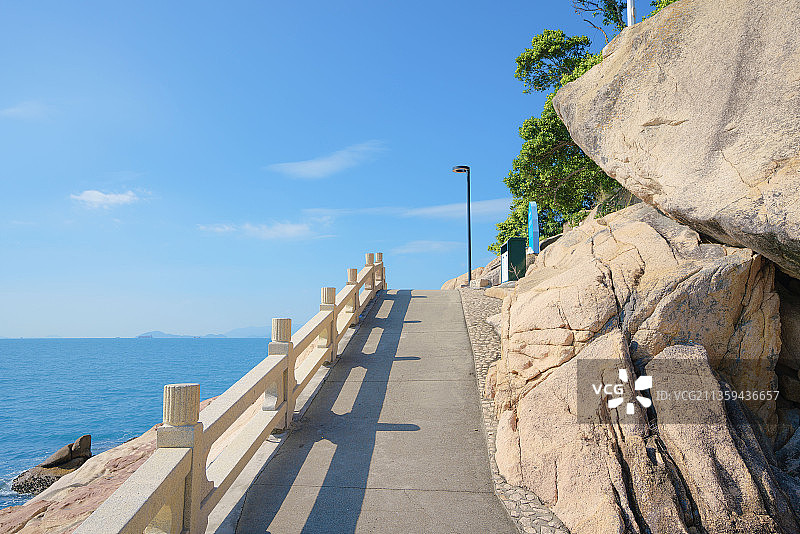 珠海外伶仃岛晴天风景照图片素材
