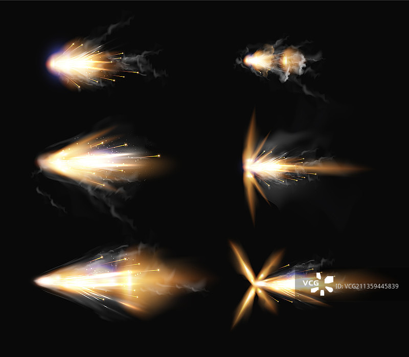 枪火花集合图片素材