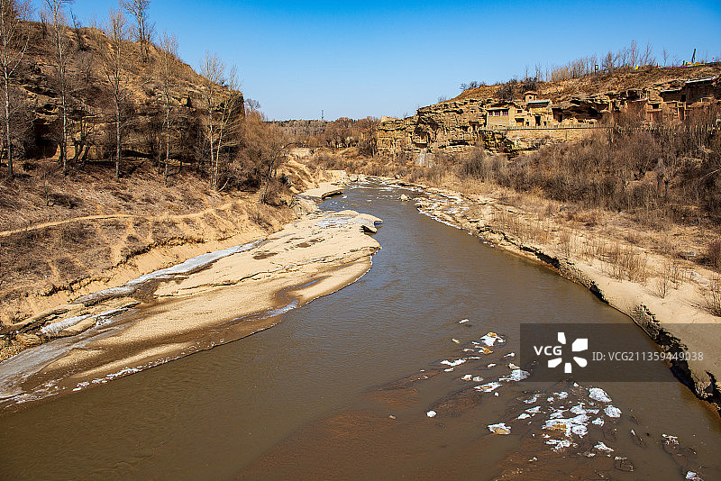陕西榆林红石峡，雄石峡，碑林，书法，无定河，榆溪河图片素材