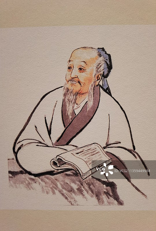 中国中医大师图绘图片素材