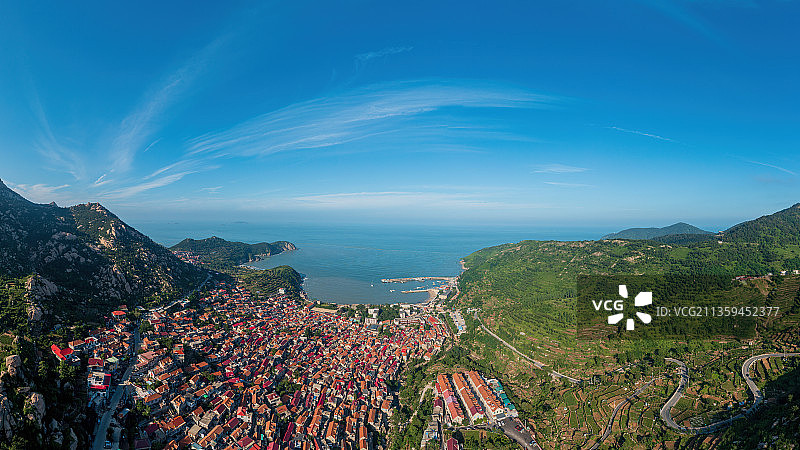 青岛崂山青山村图片素材