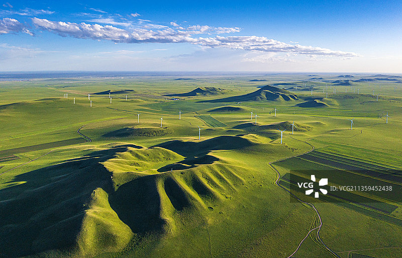 火山草原图片素材