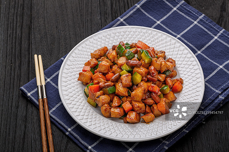 宫保鸡丁图片素材