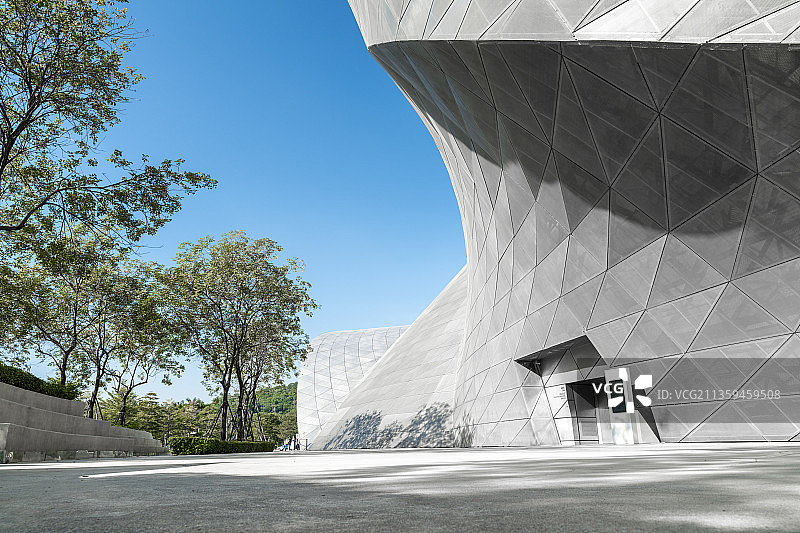 中国广东深圳福田中心区当代艺术与城市规划馆图片素材