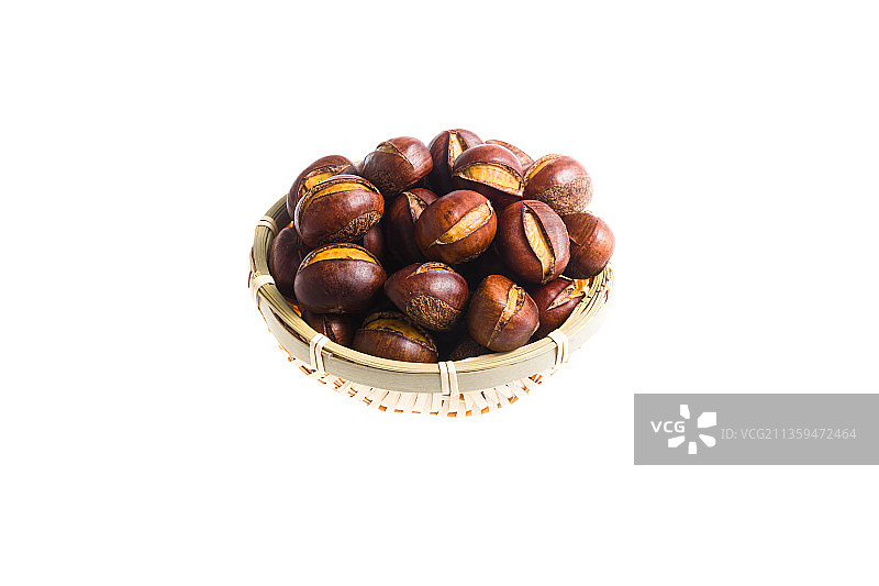 糖炒栗子白底图图片素材