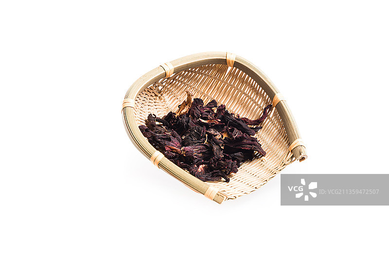 洛神花干白底图图片素材