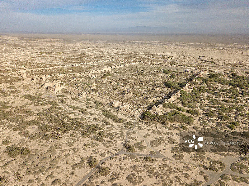 世界文化遗产，甘肃省酒泉市瓜州县锁阳城（瓜州古城）图片素材