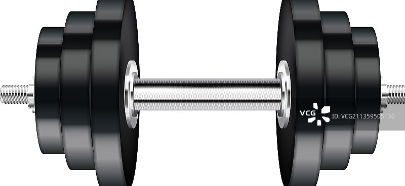逼真的重型哑铃图片素材