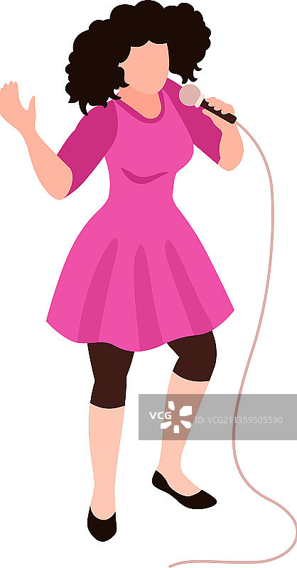 才艺表演歌手图片素材