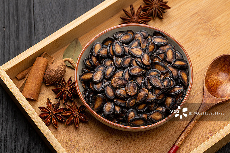 五香西瓜子图片素材