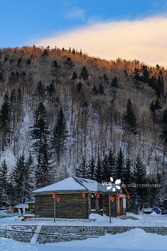 黑龙江牡丹江：中国雪乡-大海林双峰林场图片素材