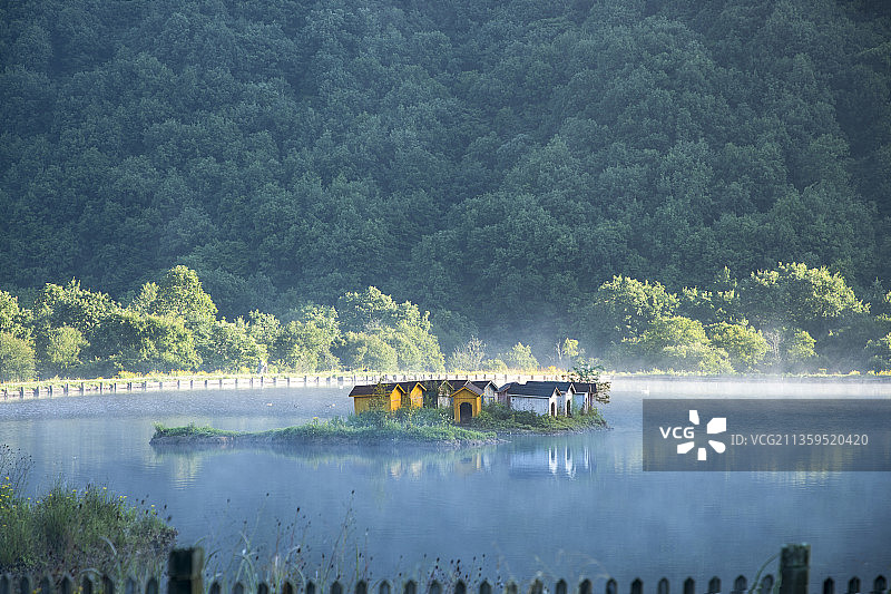 大九湖晨雾-5图片素材