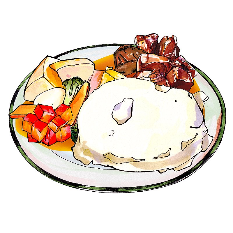 赞比亚 西玛 非洲旅游传统饮食 小吃 美食手绘插画图片素材