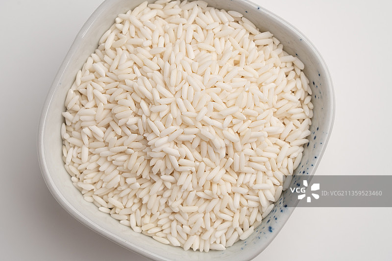 中国传统谷类食物糯米梗米图片素材