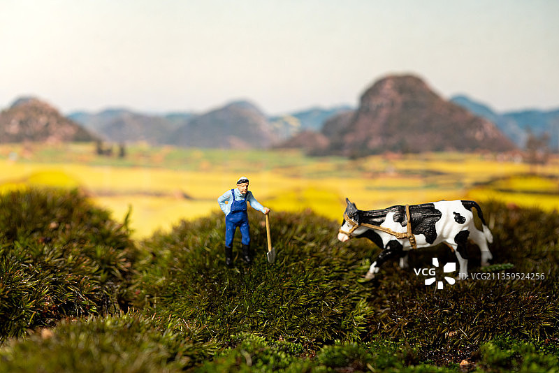 田园劳作图片素材