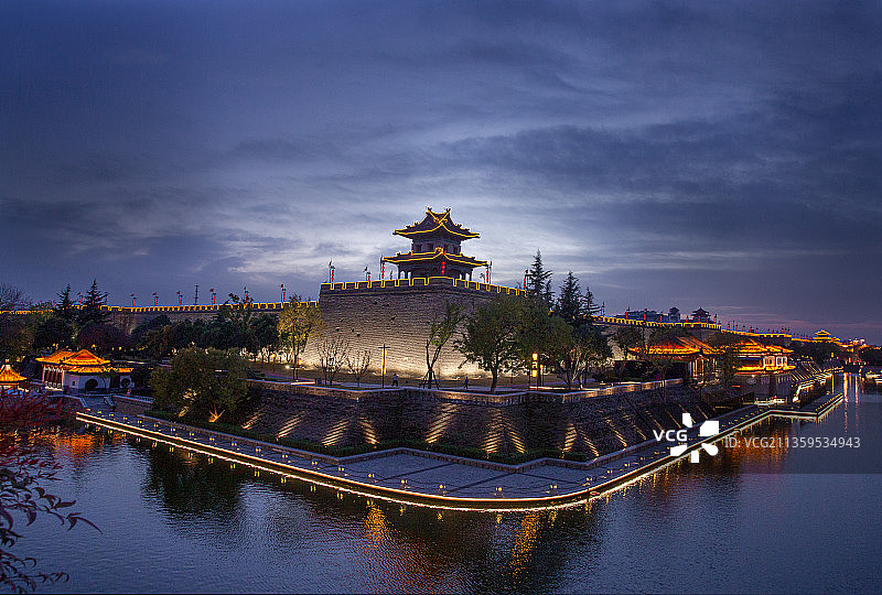 西安城墙  西安风光    城市图片素材